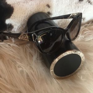 Like new authentic Blvgari Cat Eye Sunglasses